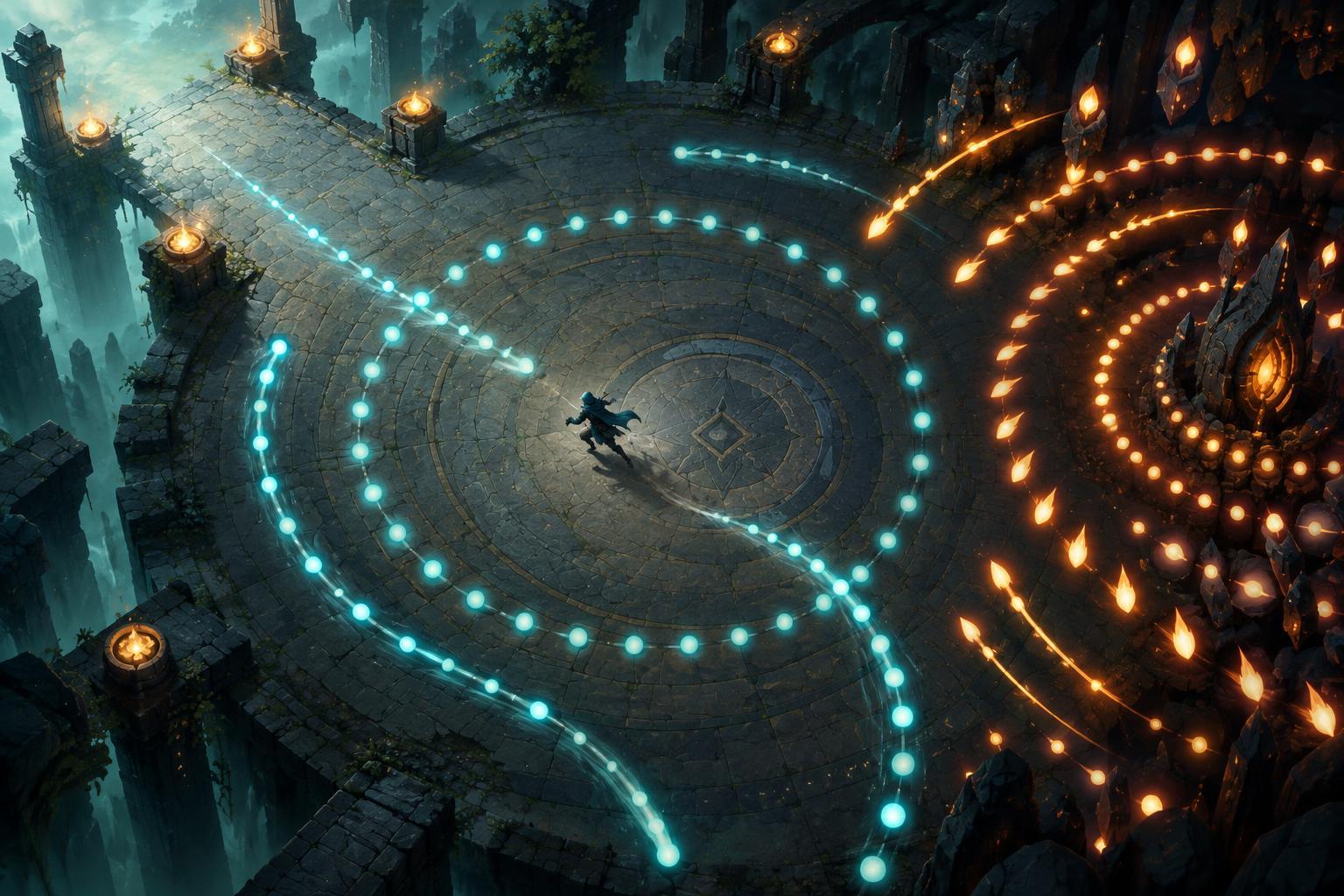 Dodging Projectile Patterns Without Cornering Yourself