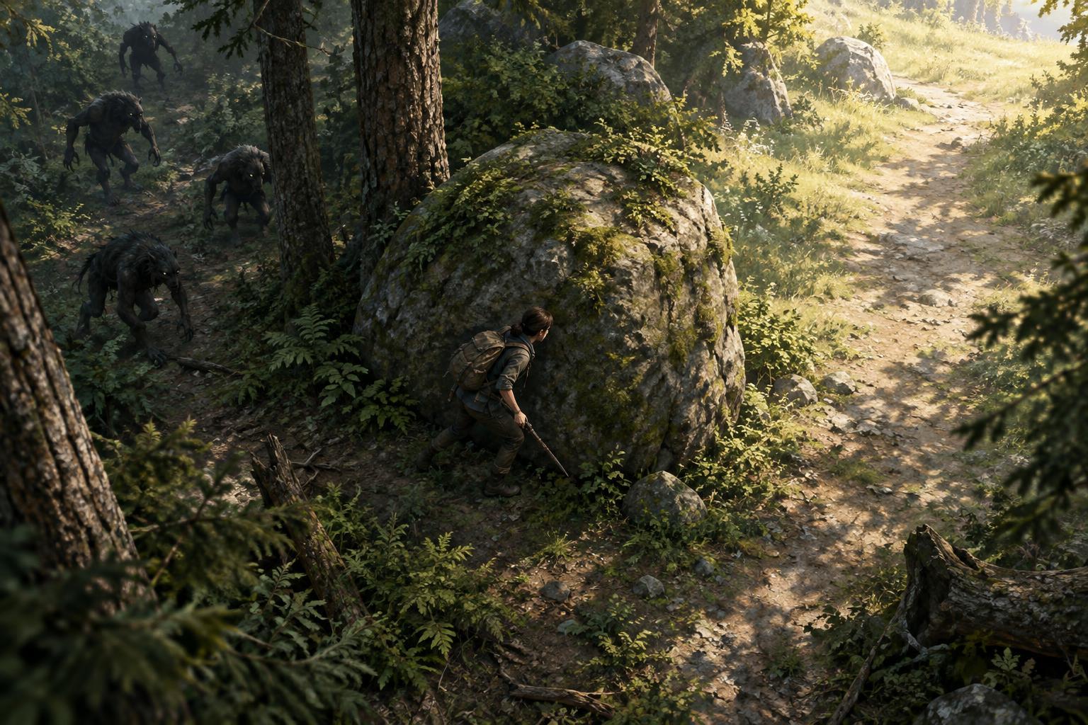 Using Obstacles as Cover Without Blocking Your Own Escape